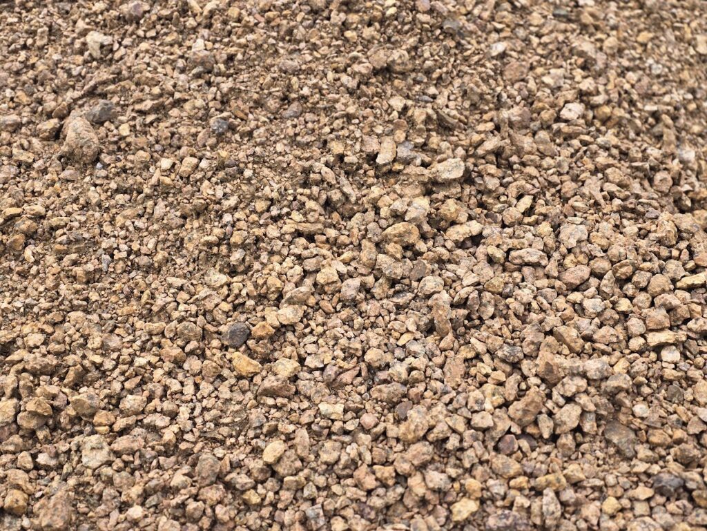 1" Minus Red Granite